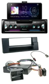 Pioneer USB MP3 Bluetooth DAB Autoradio für BMW X5 E53 5er E39 Ablagefach Quadlo