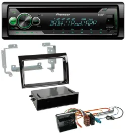 Pioneer USB MP3 DAB AUX CD Autoradio für Citroen Jumper 06-11 Quadlock piano sch