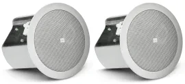 Pair JBL CONTROL 14C/T 4" 25w 70v In-Ceiling Speakers For Restaurant/Bar/Cafe