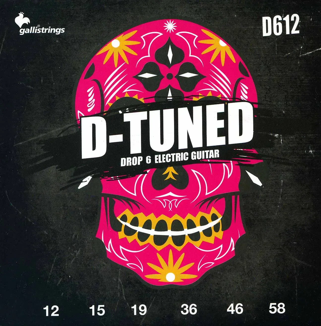 Струны для электрогитары Galli Strings D612 12-58