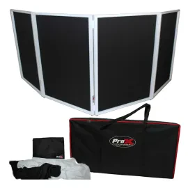ProX XF-4X3048W MK3 White Aluminum Four Panel Scrim Facade Package idjnow