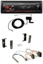 Автомагнитола для Audi TT (1998–2006) Pioneer 1DIN, USB, DAB, MP3, AUX, ISO