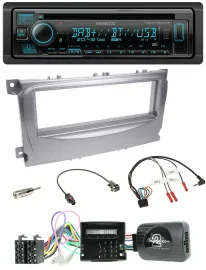 Kenwood Bluetooth DAB CD Lenkrad USB Autoradio für Ford S-Max Mondeo Can-Bus 07-