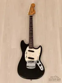 Электрогитара Fender Mustang SS Black w/case USA 1965