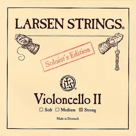 Одиночная струна для виолончели Larsen Strings Soloist Edition Cello D String 4/4 Size Heavy Steel Ball End