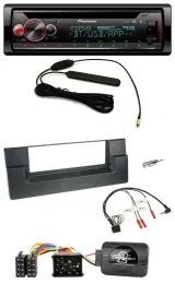Автомагнитола Pioneer USB, Bluetooth, DAB, CD для BMW 5 Series E39 (1996–2004), поддержка управления на руле