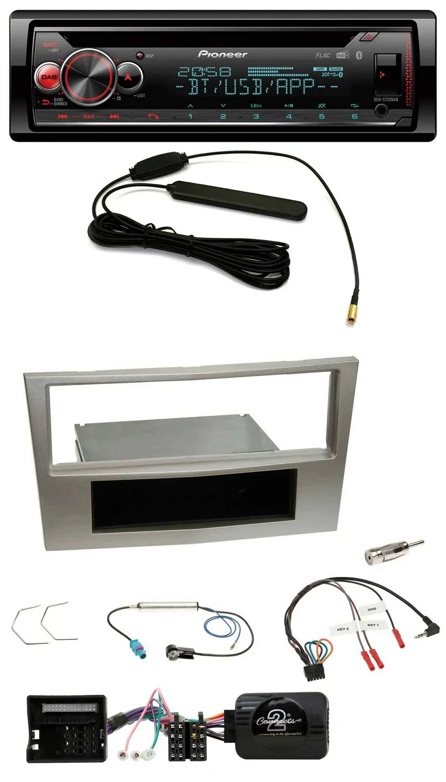 Автомагнитола Pioneer USB DAB Bluetooth CD для Opel Zafira B, Astra H, Corsa D