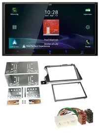 Автомагнитола JVC 2DIN USB Bluetooth DAB MP3 для SsangYong Actyon/Kyron 2006–2011