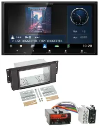 Kenwood Bluetooth 2DIN USB DAB MP3 Autoradio für LandRover Free Lander 2007-2010