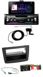 Автомагнитола для Alfa Romeo Mito 955 (с 2014) Pioneer DAB, Bluetooth, MP3, USB, черный