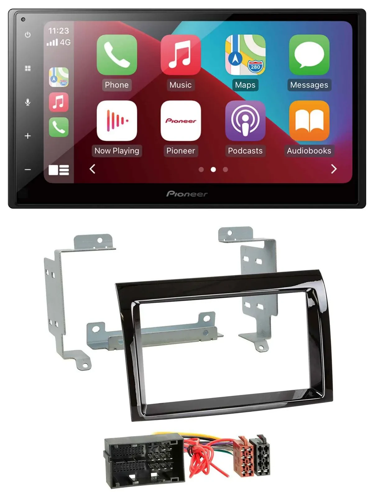 Pioneer USB MP3 DAB 2DIN Bluetooth Autoradio für Fiat Ducato Peugeot Boxer Citro