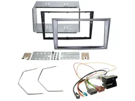 Einbauset Doppel DIN Autoradio für Opel Antara Astra H Zafira B charcoal