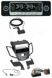 Dietz DAB Bluetooth USB MP3 Autoradio für Ford Fiesta 10-17 JA8 ohne Display sch