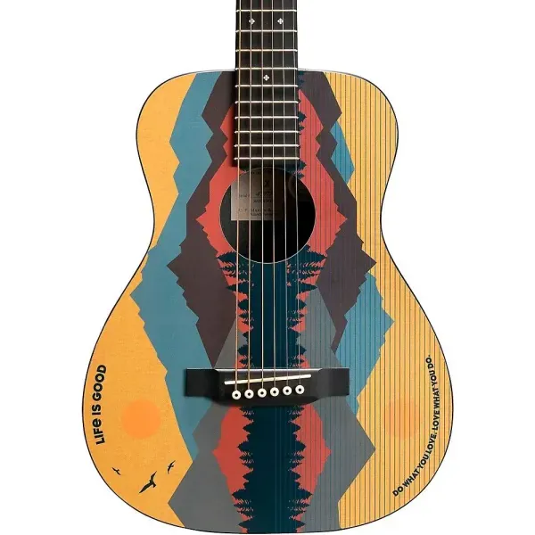 Martin LX1 Life Is Good Acoustic Guitar Graphic