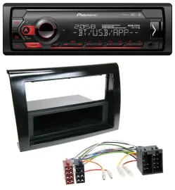 Pioneer MP3 USB DAB Bluetooth Autoradio für Fiat Bravo (ab 2007)