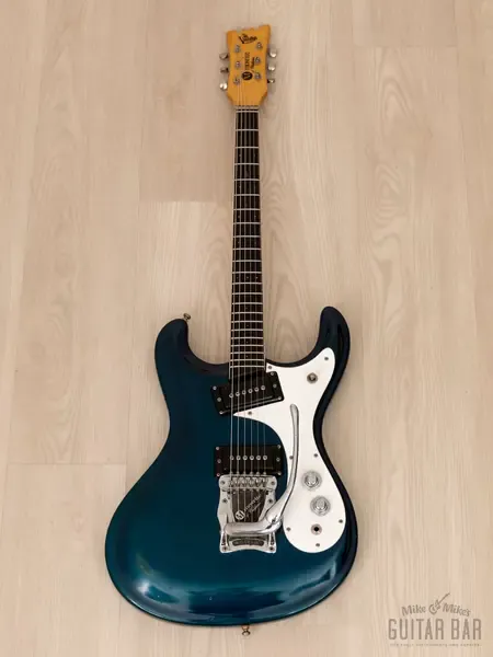 Электрогитара Mosrite Ventures Model Ink Blue USA 1965 w/Case & Strap