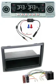 Dietz DAB USB MP3 Bluetooth Autoradio für Renault Megane Scenic ab 07 schwarz