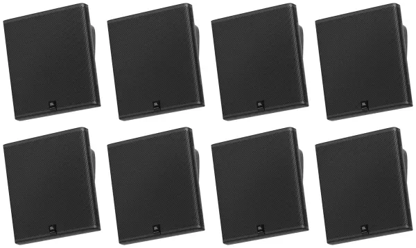 Настенная акустика JBL SLP14/T-BK Black (8 штук)