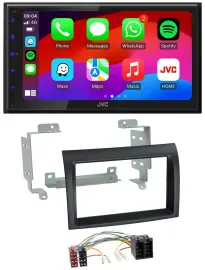 JVC Bluetooth USB MP3 2DIN DAB Autoradio für Fiat Ducato 06-11 Citroen Jumper sc
