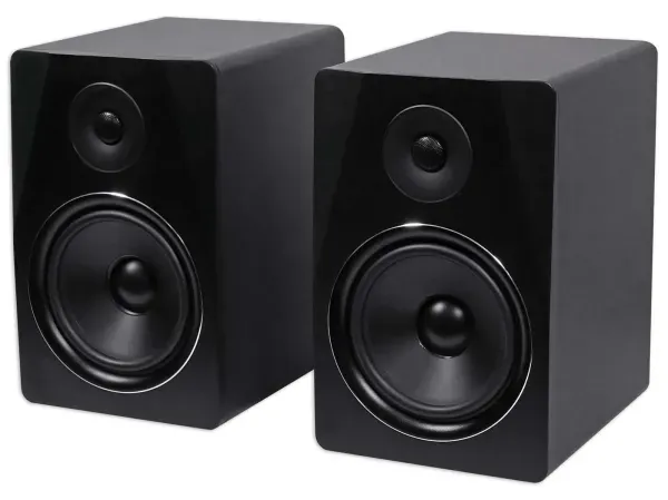 Rockville APM8B 8" 2-Way 500W Active/Powered USB Studio Monitor Speakers Pair