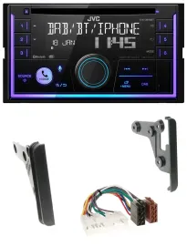 JVC MP3 USB 2DIN DAB Bluetooth CD Autoradio für Toyota Highlander Matrix RAV 4