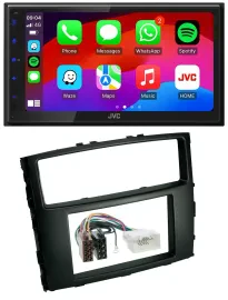 JVC Bluetooth USB MP3 2DIN DAB Autoradio für Mitsubishi Pajero 2006-2014