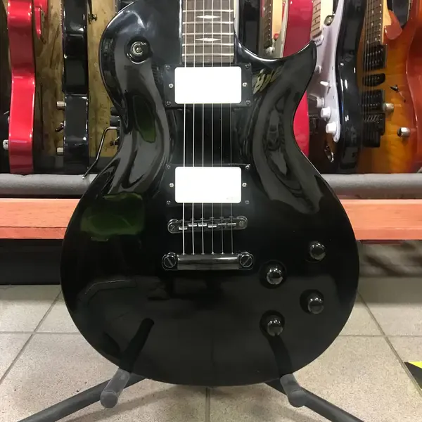 Электрогитара Kramer Les Paul Standard EMG Black w/gigbag Korea 1998