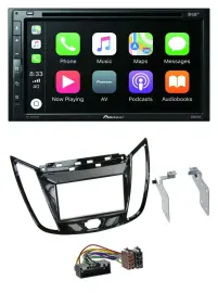 Pioneer DVD 2DIN MP3 DAB Bluetooth USB Autoradio für Ford C-Max Kuga Klavierlack