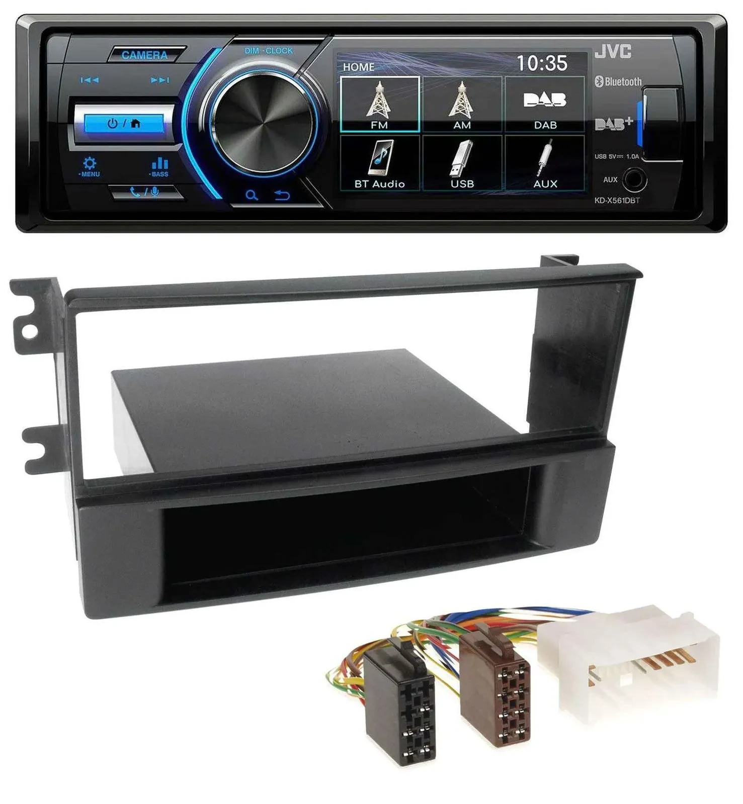 Автомагнитола для Kia Sorento (с 2006) JVC Bluetooth MP3 USB DAB
