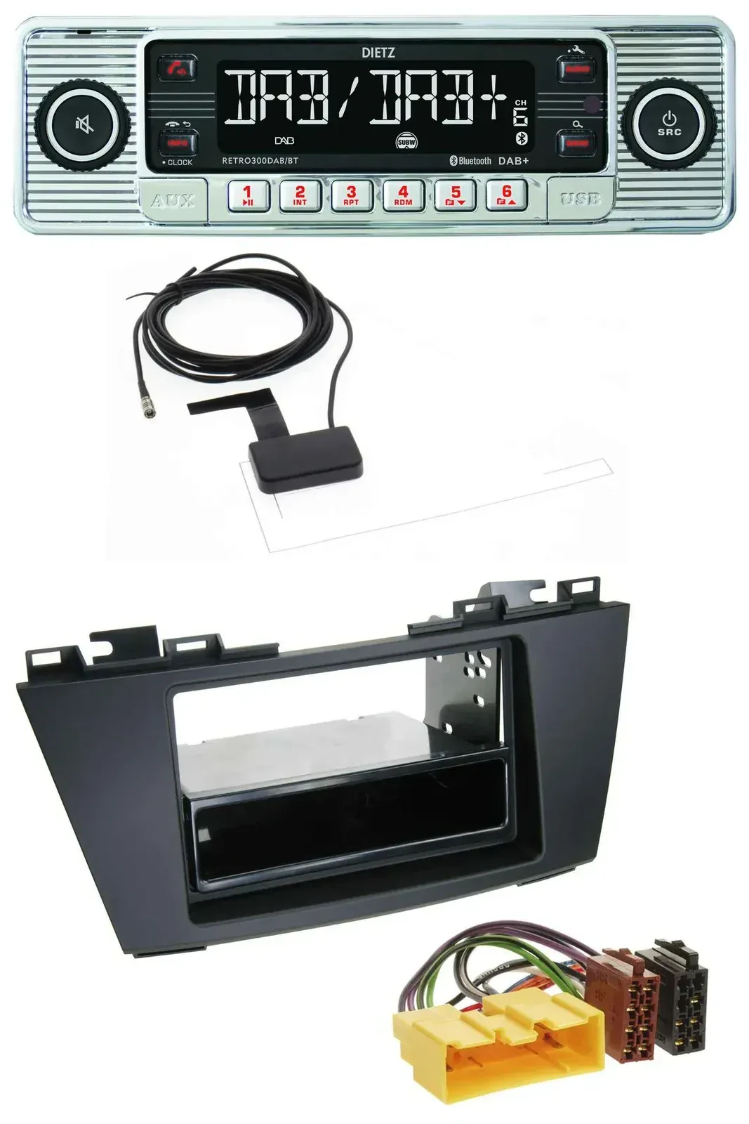 Автомагнитола для Mazda 5 (с 2010) Dietz Bluetooth, USB, MP3, DAB