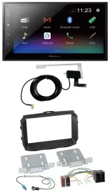 Pioneer DAB MP3 Bluetooth 2DIN USB Autoradio für Alfa Giulietta 2013-2021 ISO sc