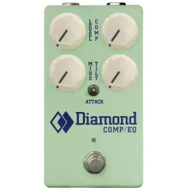 Педаль эффектов для электрогитары Diamond Comp/EQ Compressor Surf Green