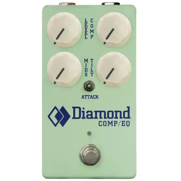 Педаль эффектов для электрогитары Diamond Comp/EQ Compressor Surf Green