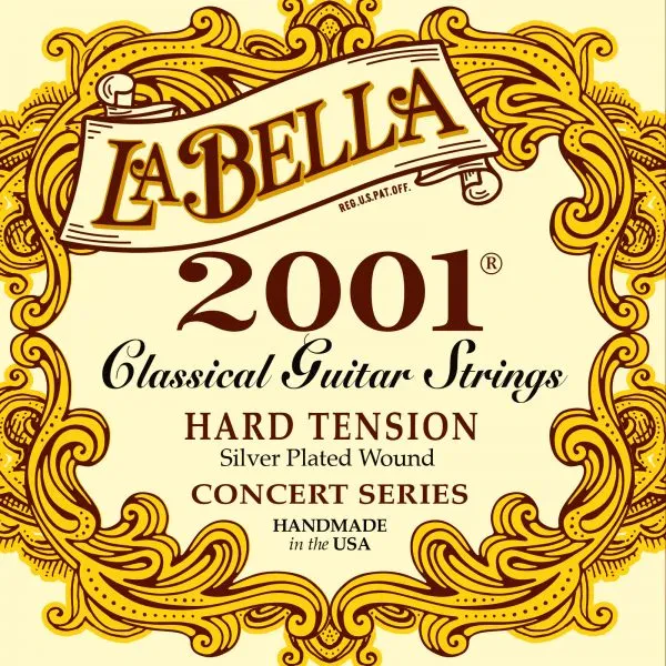 Струны для классической гитары La Bella 2001H Classics 2001 Hard Tention
