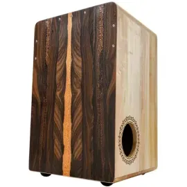 U-Turn Cajon 50 Premium Ziricote mit seitlichem Schallloch | Neu