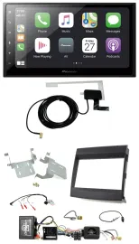 Pioneer USB Lenkrad 2DIN Bluetooth DAB Autoradio für Porsche Cayenne MOST-Sounds