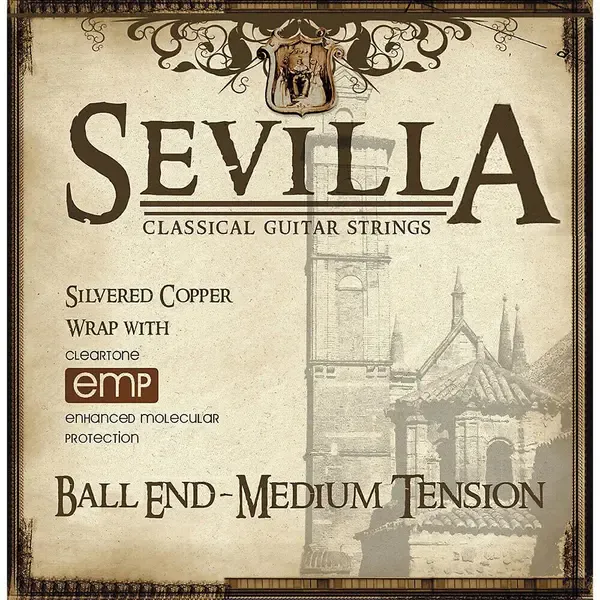 Струны для классической гитары Sevilla 8442 Silvered Copper Medium Tention