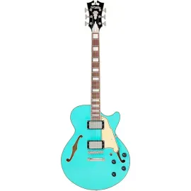 Электрогитара полуакустическая D'Angelico Premier SS Semi-Hollow Surf Green