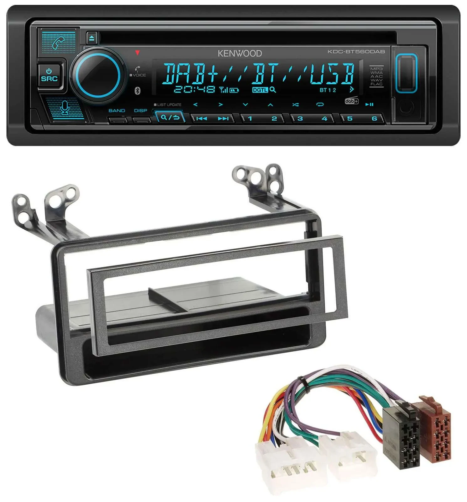Kenwood Bluetooth DAB CD MP3 USB Autoradio für Toyota MR2, RAV4, Yaris Verso