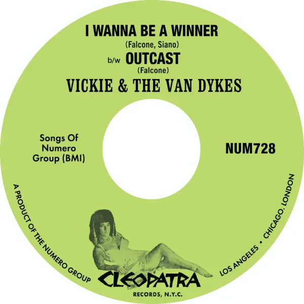 Vickie & The Van Dykes — I Wanna Be A Winner / Outcast