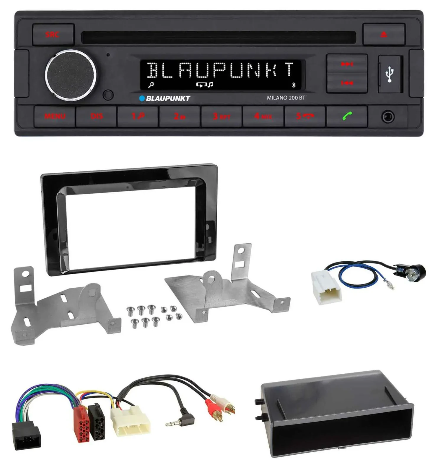 Blaupunkt MP3 USB CD Bluetooth AUX Autoradio für Toyota Aygo (AB7, ab 2022)