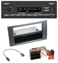 Blaupunkt AUX Bluetooth MP3 USB Autoradio für Ford Fiesta Focus 04-08 anthrazit