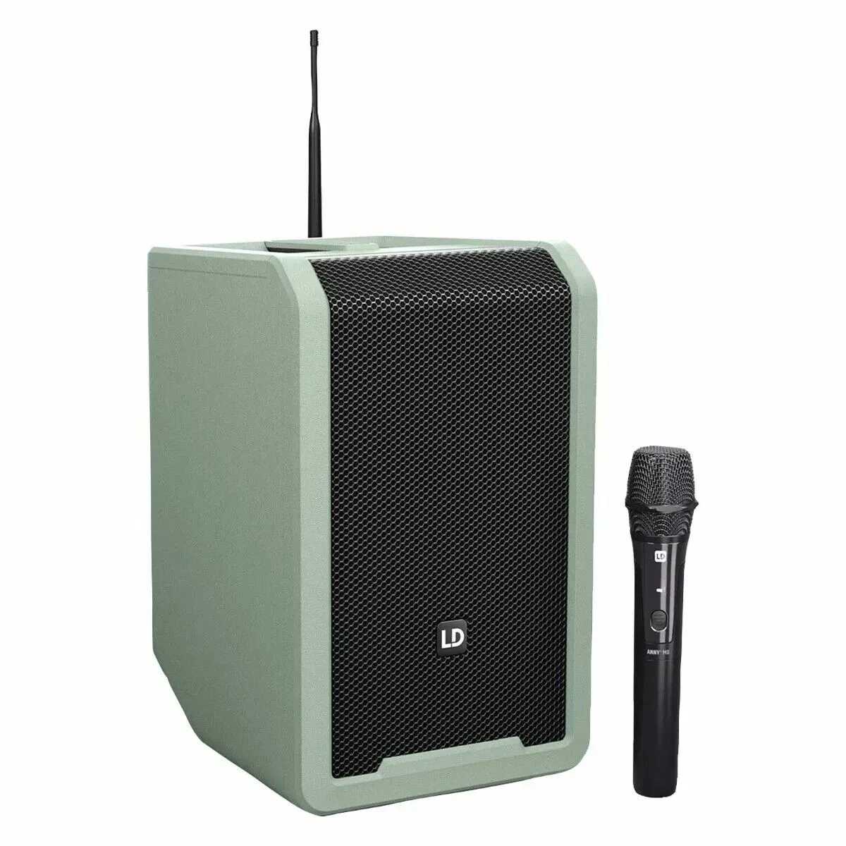 Портативная акустическая система LD Systems ANNY 8 8" зелёный Adventure Green с ручным микрофоном