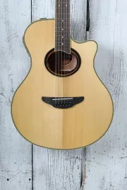 Yamaha APX700II 12 String Thinline Cutaway Acoustic Electric Guitar Natural