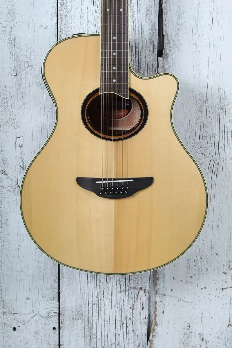 Б/У электроакустическая гитара Yamaha APX700II 12-String Thinline Cutaway Natural
