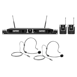 LD Systems U505.1 BPH 2 Dual Wireless System with Bodypacks & Headsets