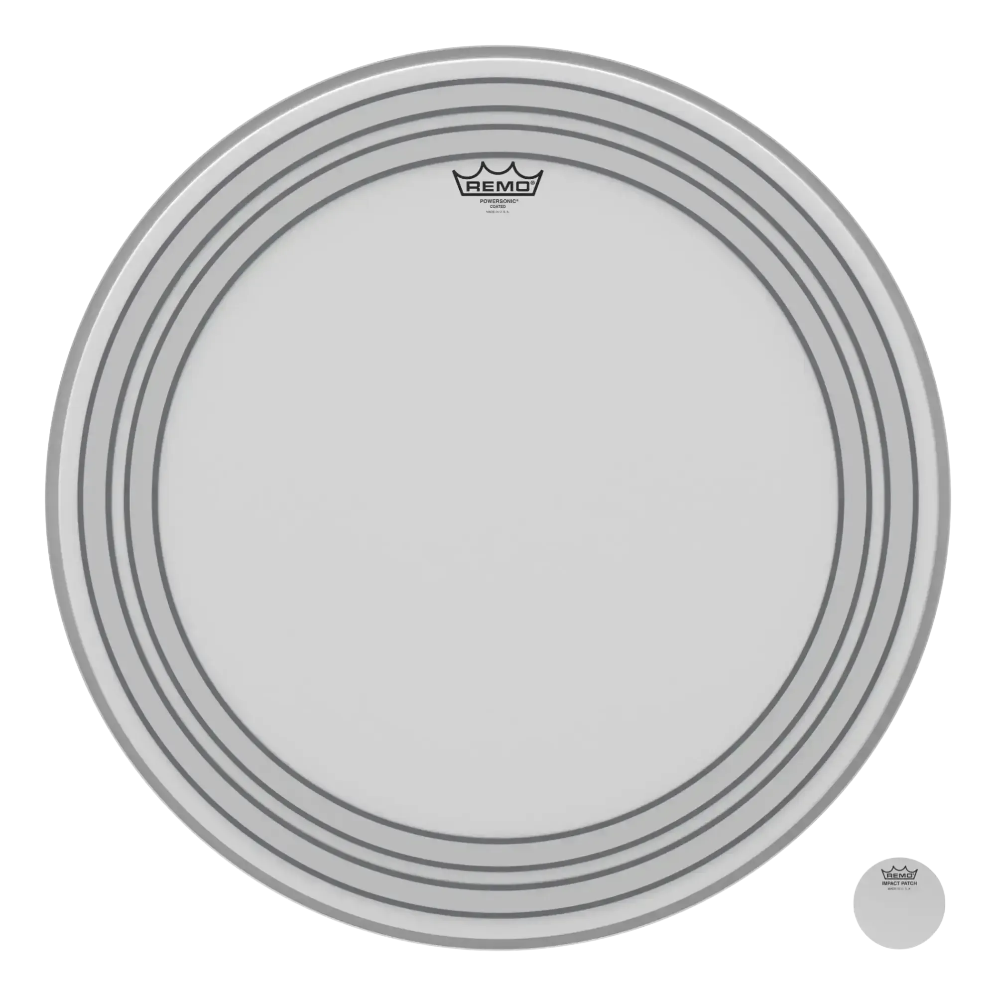 Пластик для барабана Remo 24" Powersonic Coated