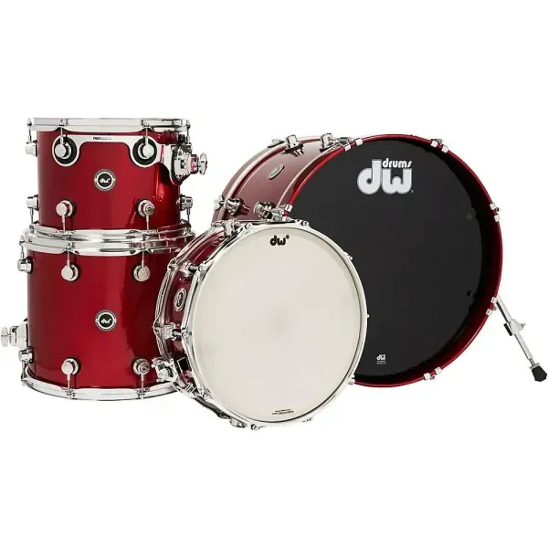 DW DWe Wireless A/E Convertible 4-Piece Shell Pack w/20" Bass Black Cherry Metal