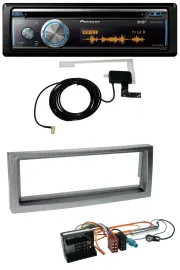 Автомагнитола для Citroen C5/Peugeot 407 (с 2004) Pioneer Bluetooth, DAB, CD/USB, MP3, серый