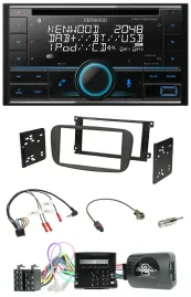 Kenwood CD 2DIN DAB USB Lenkrad Bluetooth Autoradio für Ford S-Max Mondeo Can-Bu